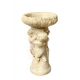 Melmar Stone Three Cherubs Bird Bath